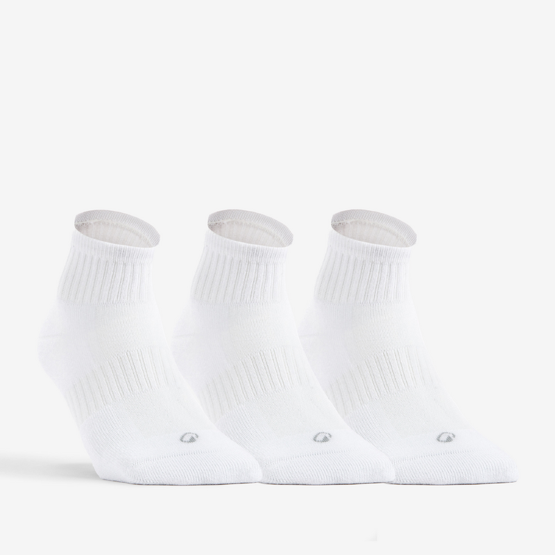 Lot De 6 Paires Chaussettes Sport Mi-Mollet Rayées Rétro 39-44 – Coton Doux Respirant Pour Tennis, Course, Fitness Homme & Femme