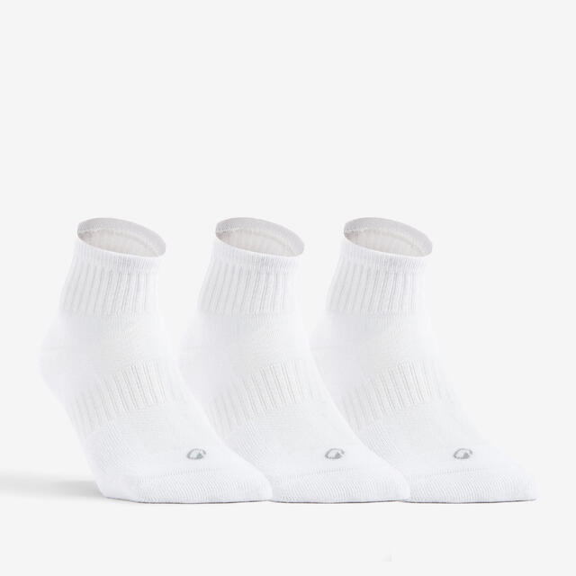 Mid-High Sports Socks Tri-Pack RS 500 - White