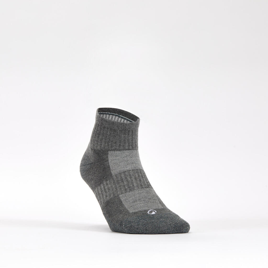 CHAUSSETTES DE TENNIS MI-HAUTES DECATHLON RS 500 MARINE LOT DE 3