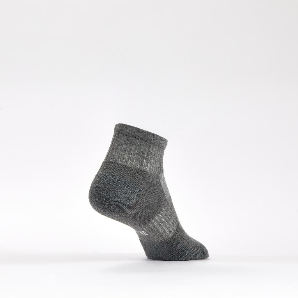 CHAUSSETTES DE TENNIS MI-HAUTES DECATHLON RS 500 MARINE LOT DE 3