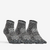 CHAUSSETTES DE TENNIS MI-HAUTES DECATHLON RS 500 GRIS LOT DE 3