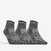 CHAUSSETTES DE TENNIS MI-HAUTES RS 500 GRIS LOT DE 3
