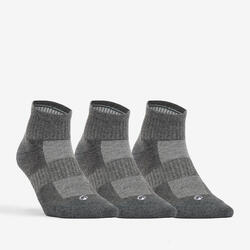 CHAUSSETTES DE SPORT MI-HAUTES ADULTE RS 800 NOIR LOT DE 3