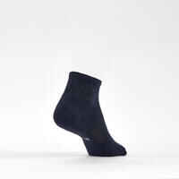 Mid-High Tennis Socks RS 500 Tri-Pack - Navy