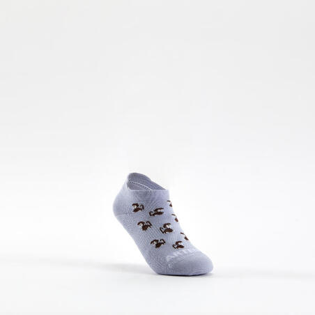 Шкарпетки дитячі RS 160 низькі 3 пари блакитні/білі з візерунками