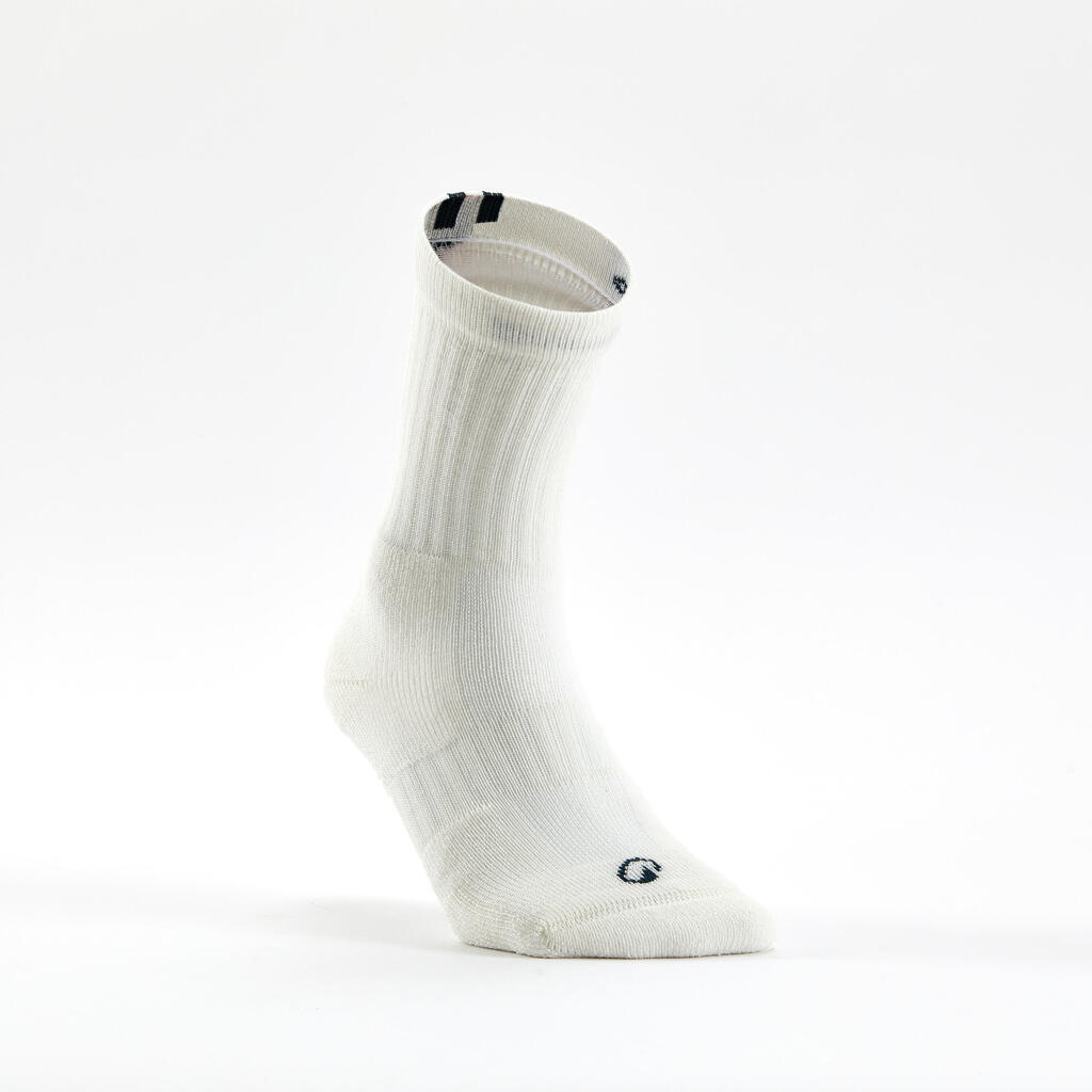 Plave/bele/zelene duboke čarape za tenis RS 500 (3 para)
