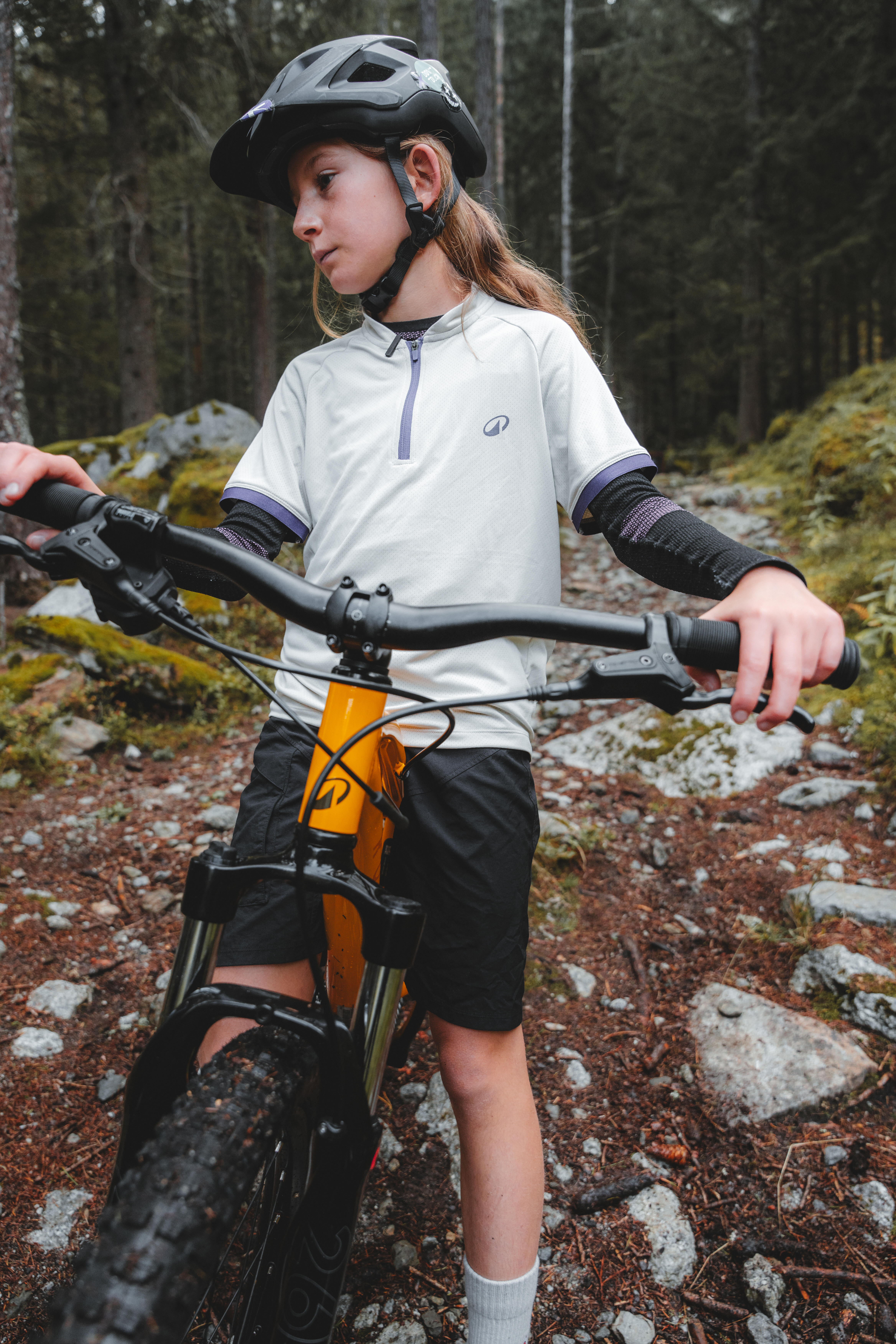 Maillot de vélo à manches courtes enfant – EXPL 500 7-11 ans - BTWIN