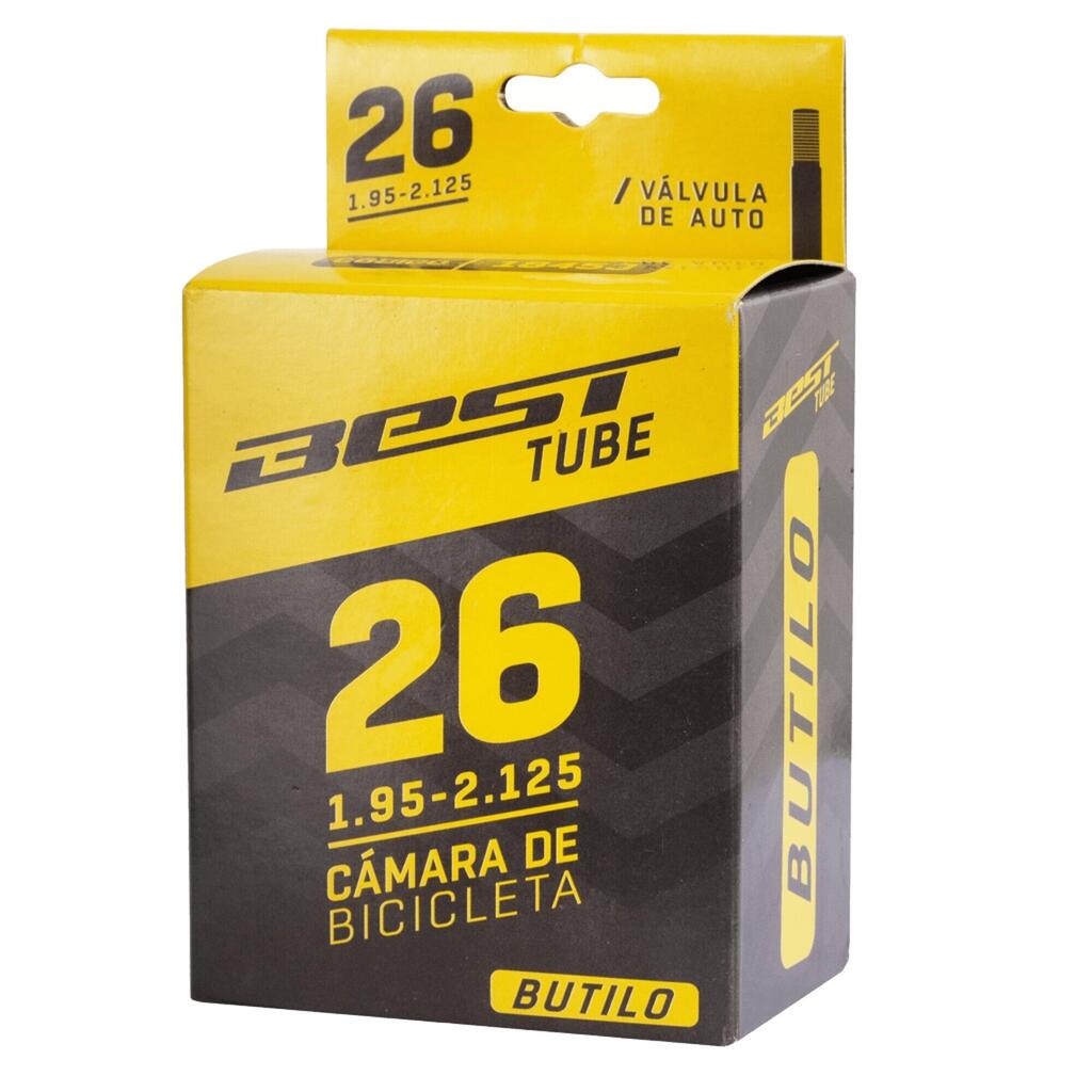 CÁMARA DE BICICLETA BEST BUTILO 26 X 1.95/ 2.125 VAL/AUTO 48 MM