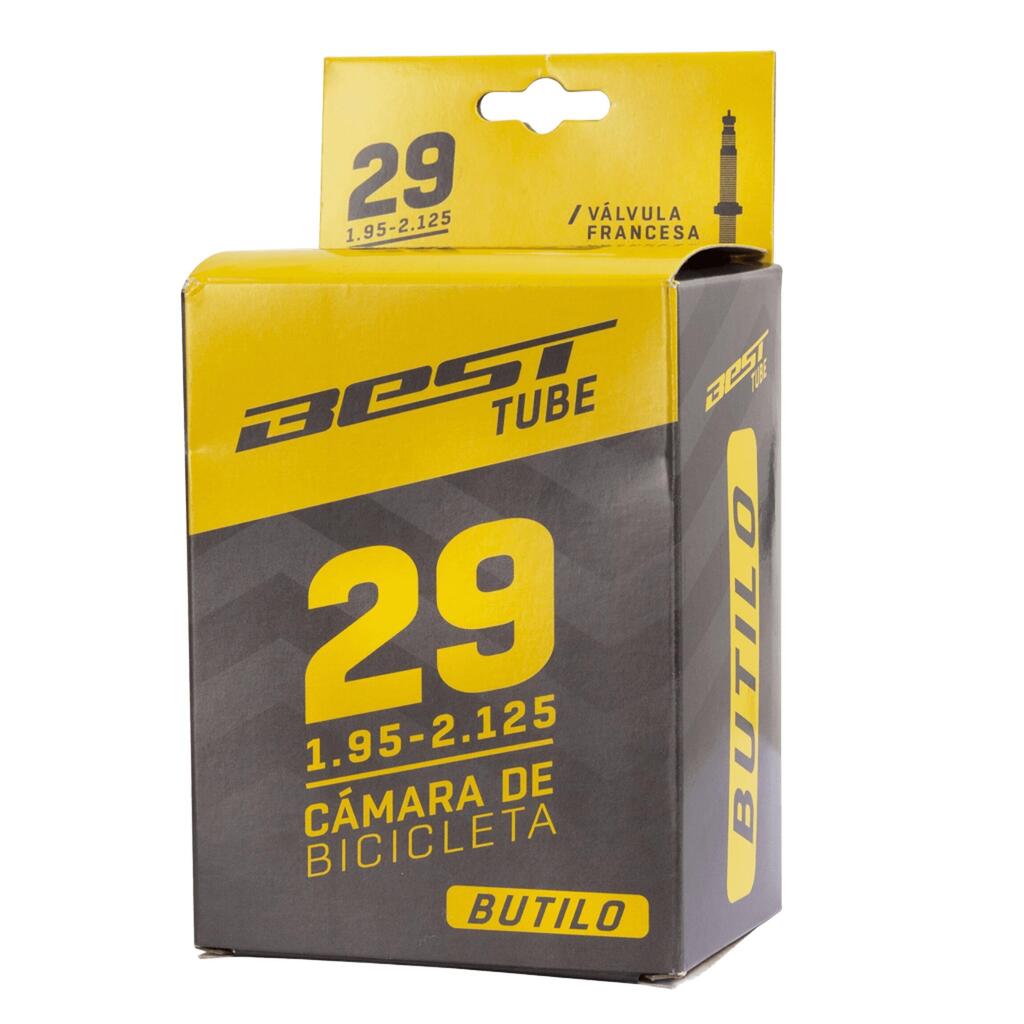 CÁMARA DE BICICLETA BEST BUTILO 29X1.95 / 2.125 VÁLVULA  FRANCESA 48MM