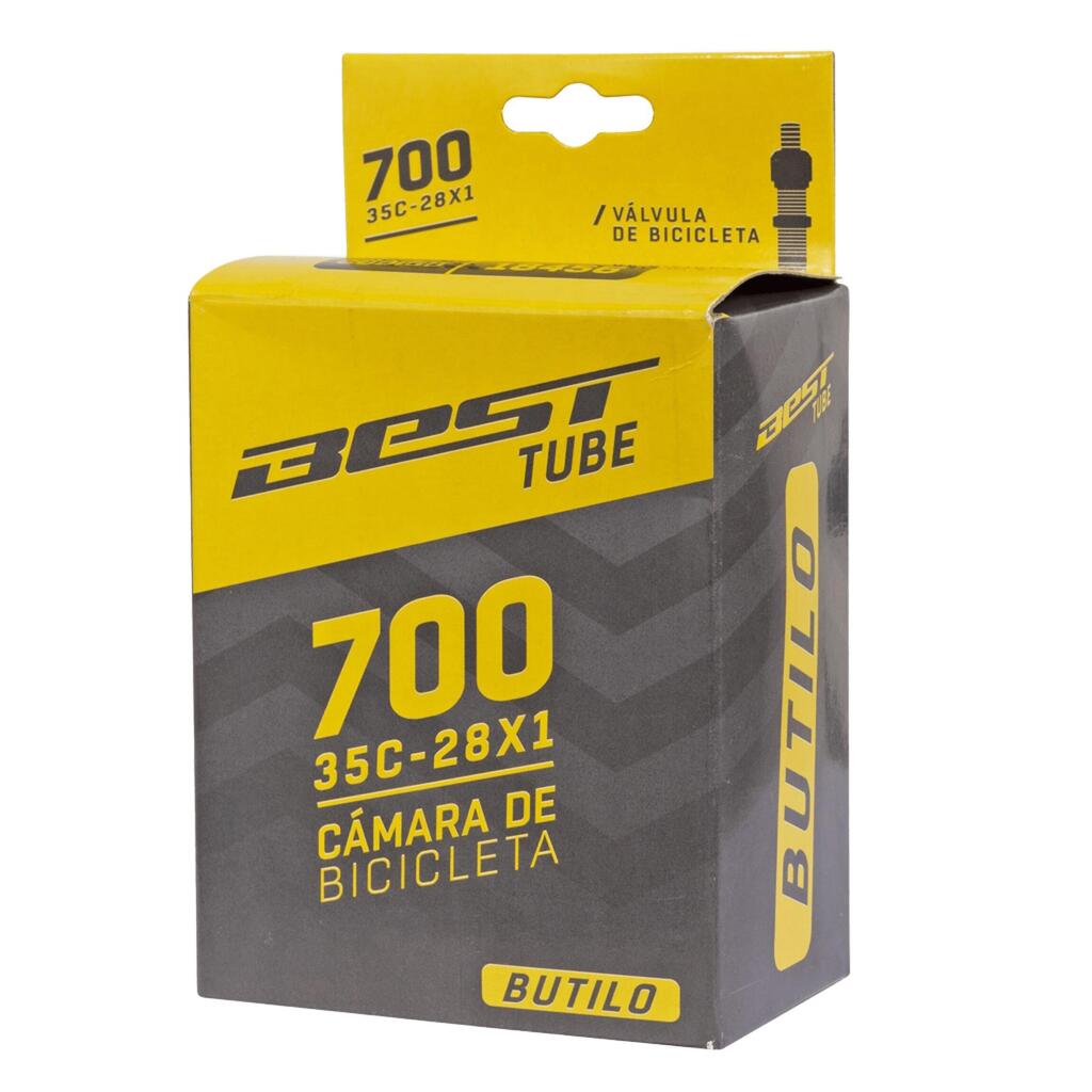 CÁMARA DE BICICLETA BEST BUTILO 700X35C (28X1 5/8 X 1 3/8) VÁLVULA DUNLOP