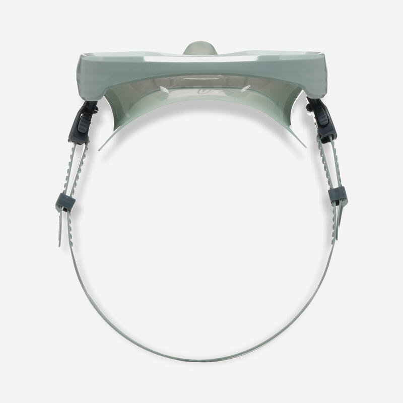 Mască anti-aburire scufundări 100 Mono curea silicon Kaki