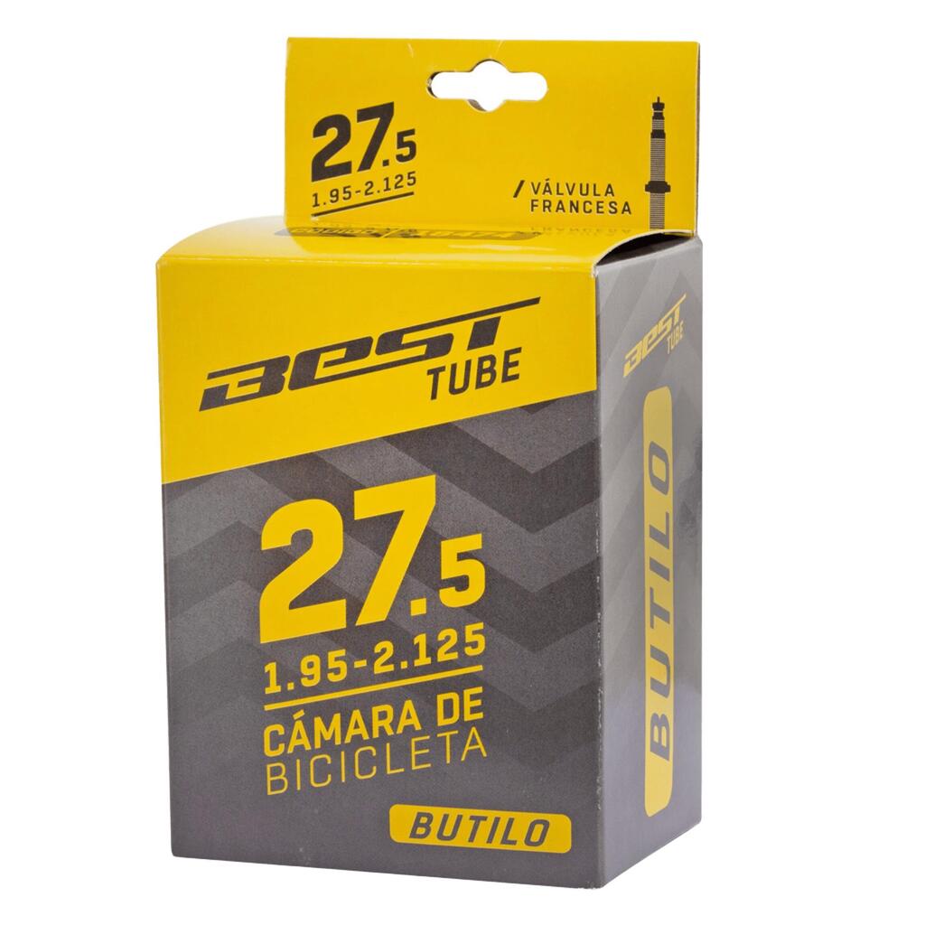 CÁMARA DE BICICLETA BEST BUTILO 27.5X1.95 / 2.125 VAL/FRANCESA 48MM