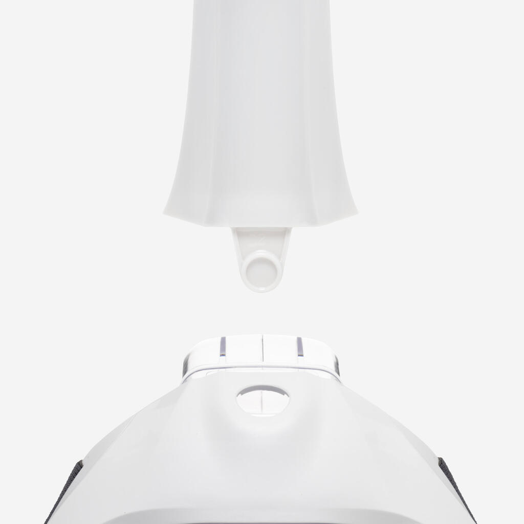 Maska za ronjenje Easybreath + sa akustičnim ventilom (> 10 godina) - ljubičasta