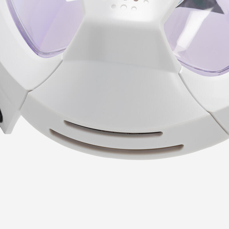 Masque snorkeling surface easybreath + avec valve acoustique > 10 ans - Violet