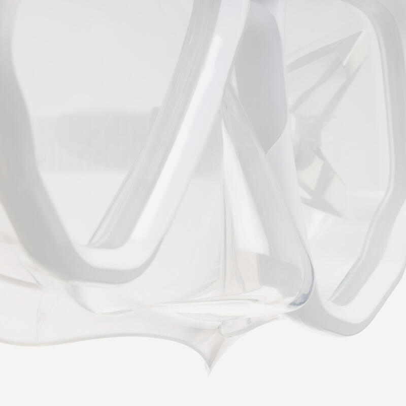 Mască scufundări anti-aburire MASK 500 DUAL Alb