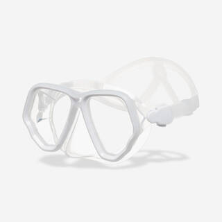 Anti-fog diving mask, MASK 500 DUAL ANTI-FOG White
