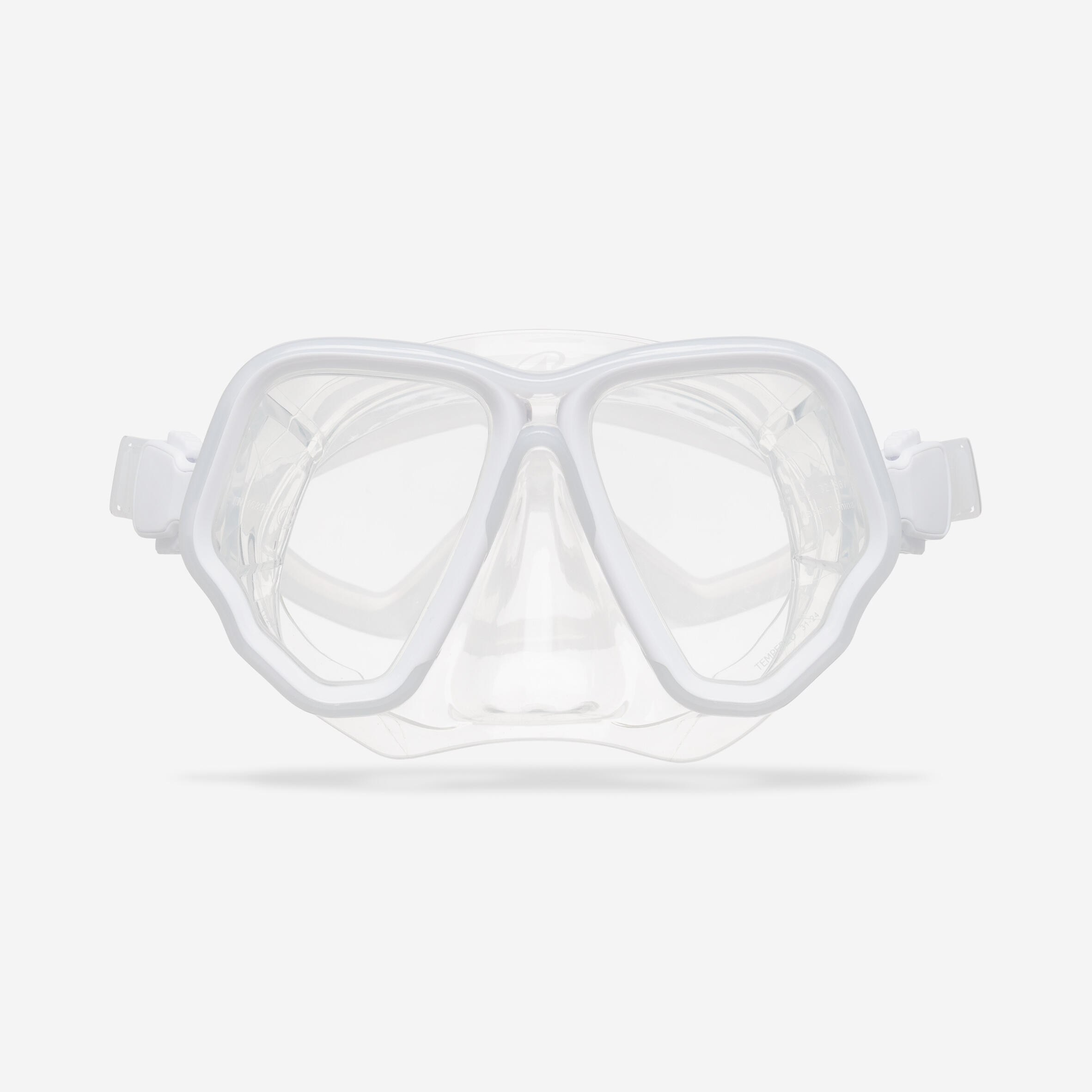 Anti-fog diving mask, MASK 500 DUAL ANTI-FOG White