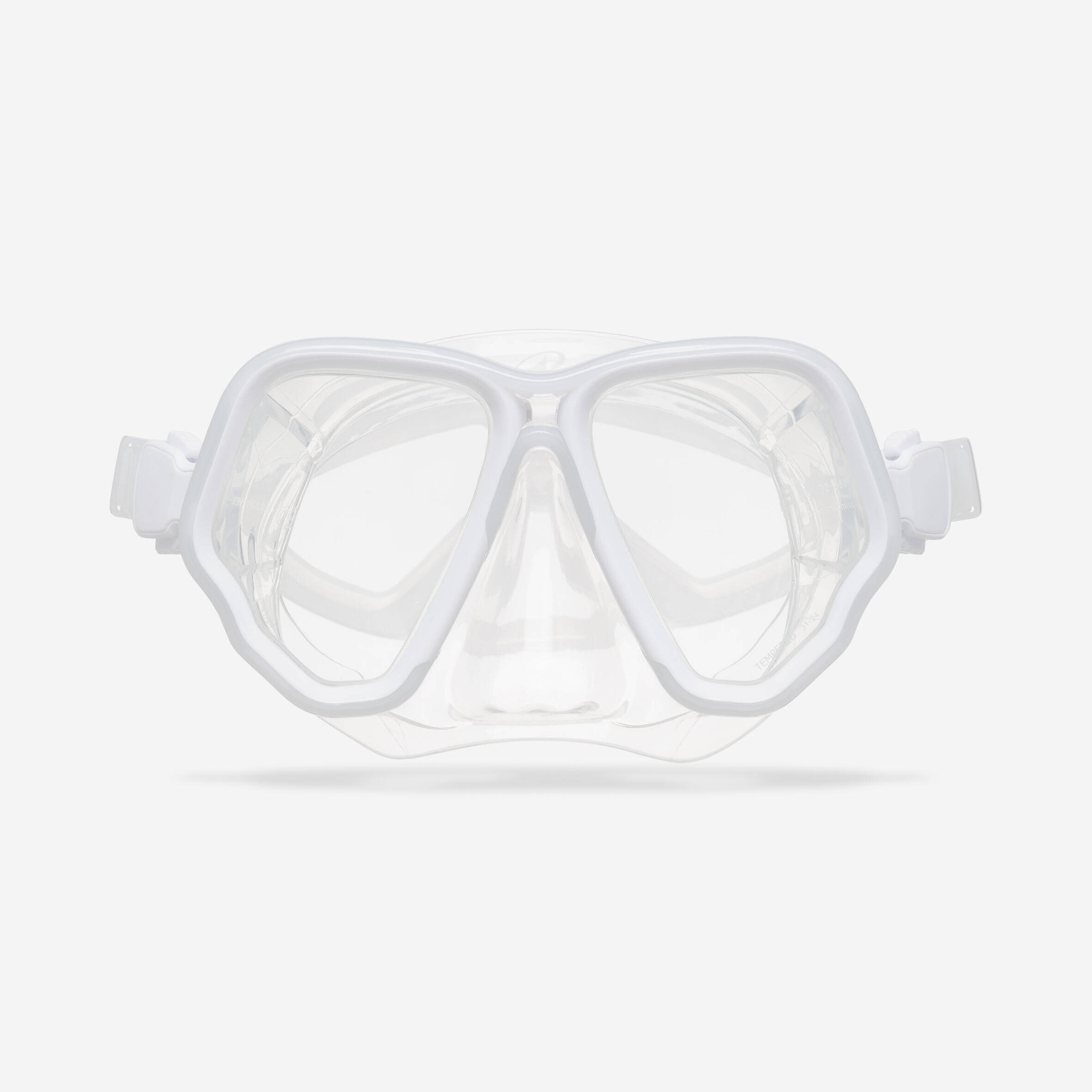 Anti-fog diving mask, MASK 500 DUAL ANTI-FOG White -  3