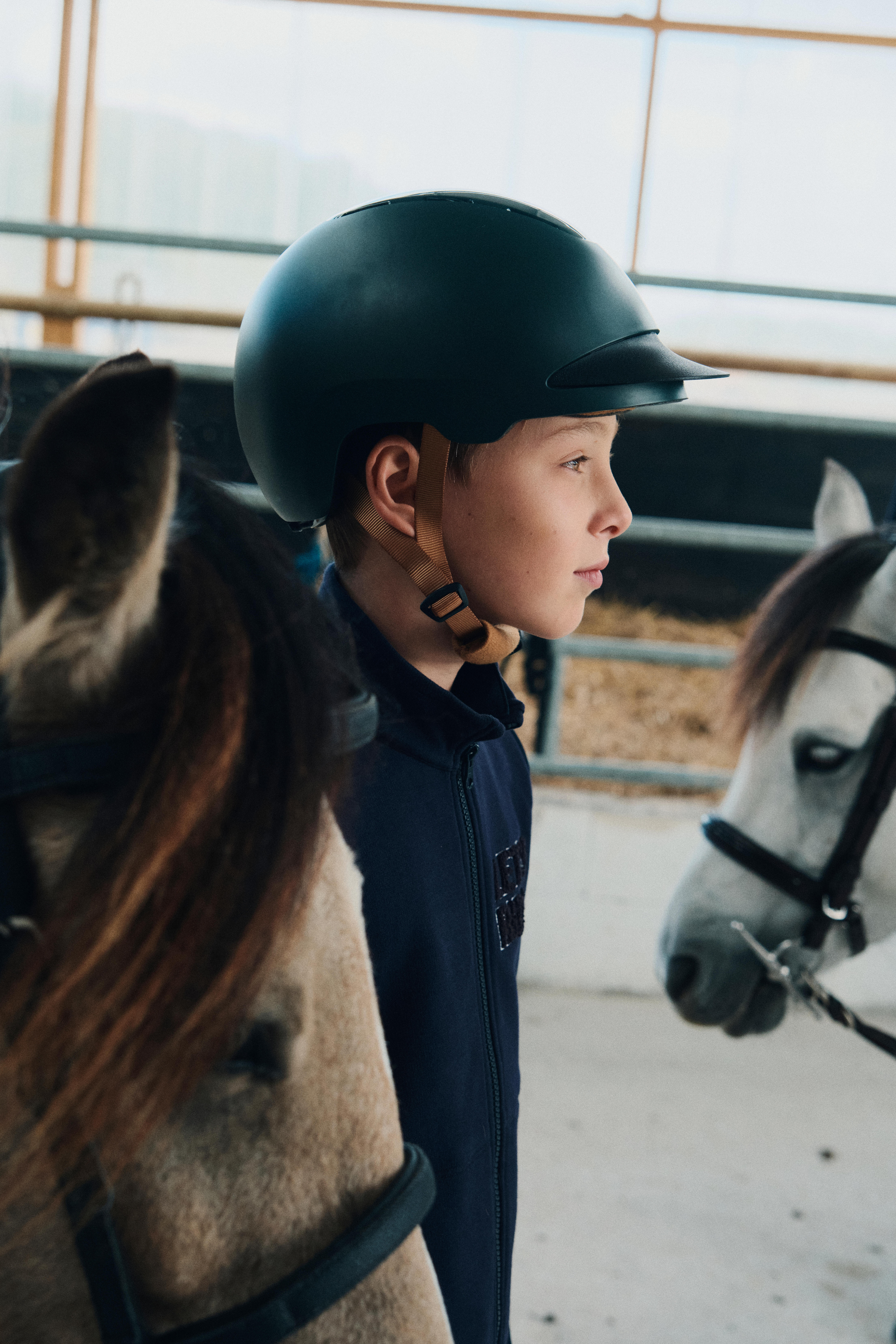 Adult and Kids' Horse Riding Helmet - CH100 - FOUGANZA