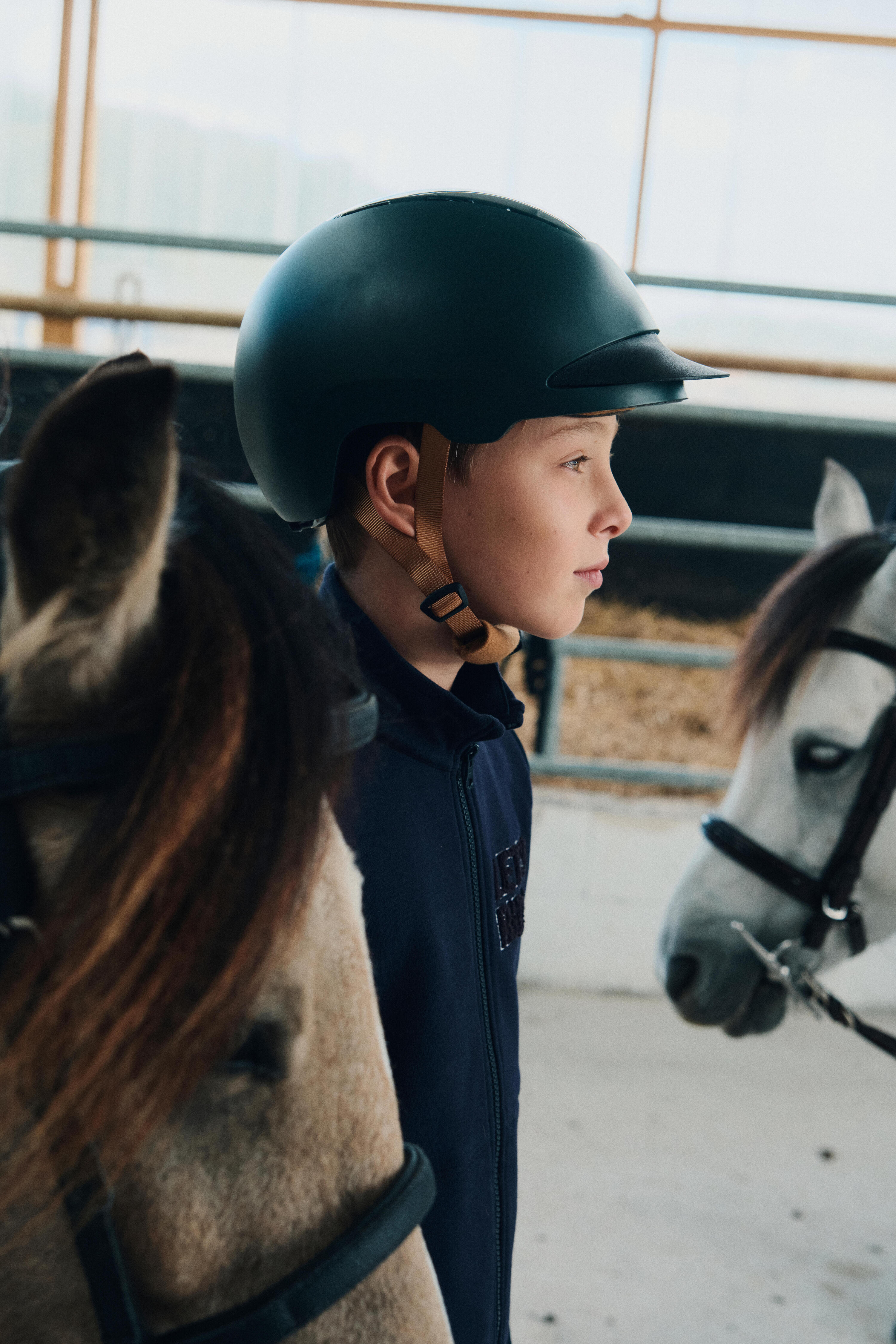 Casque d’équitation adulte et enfant, CH100 7/8
