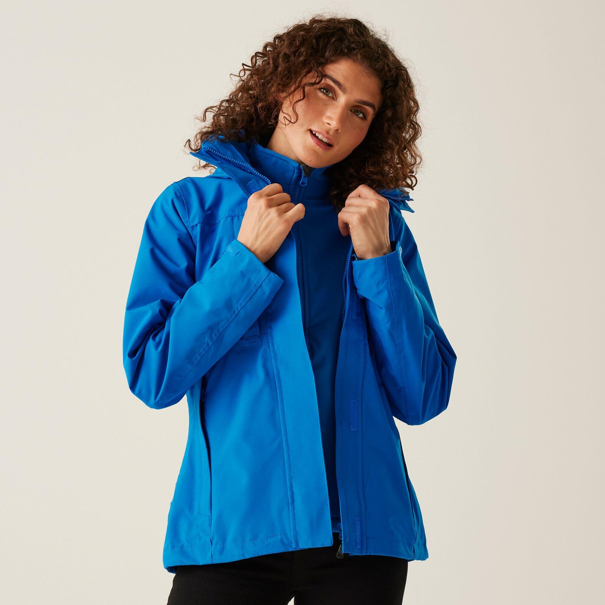 Women's Waterproof Stretch 3 in 1 Jacket | Oxford Blue | Kingsley 9/9