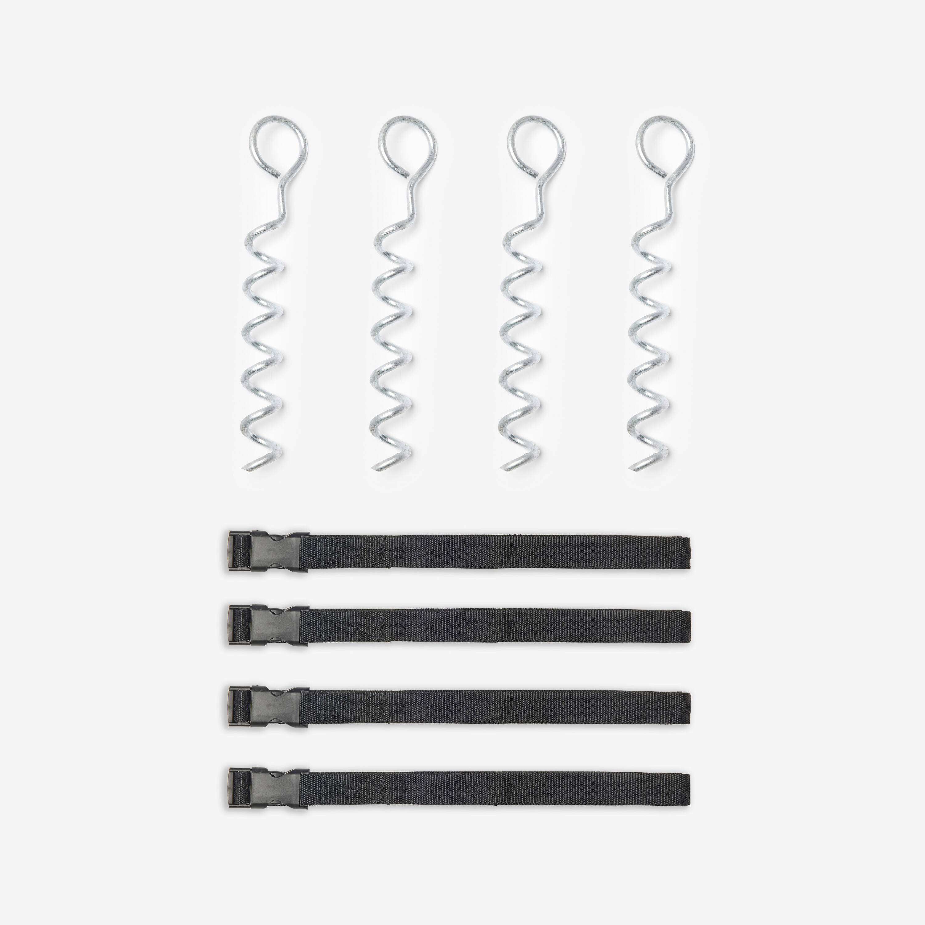 Trampoline Anchor Kit - Graphite Black -  1