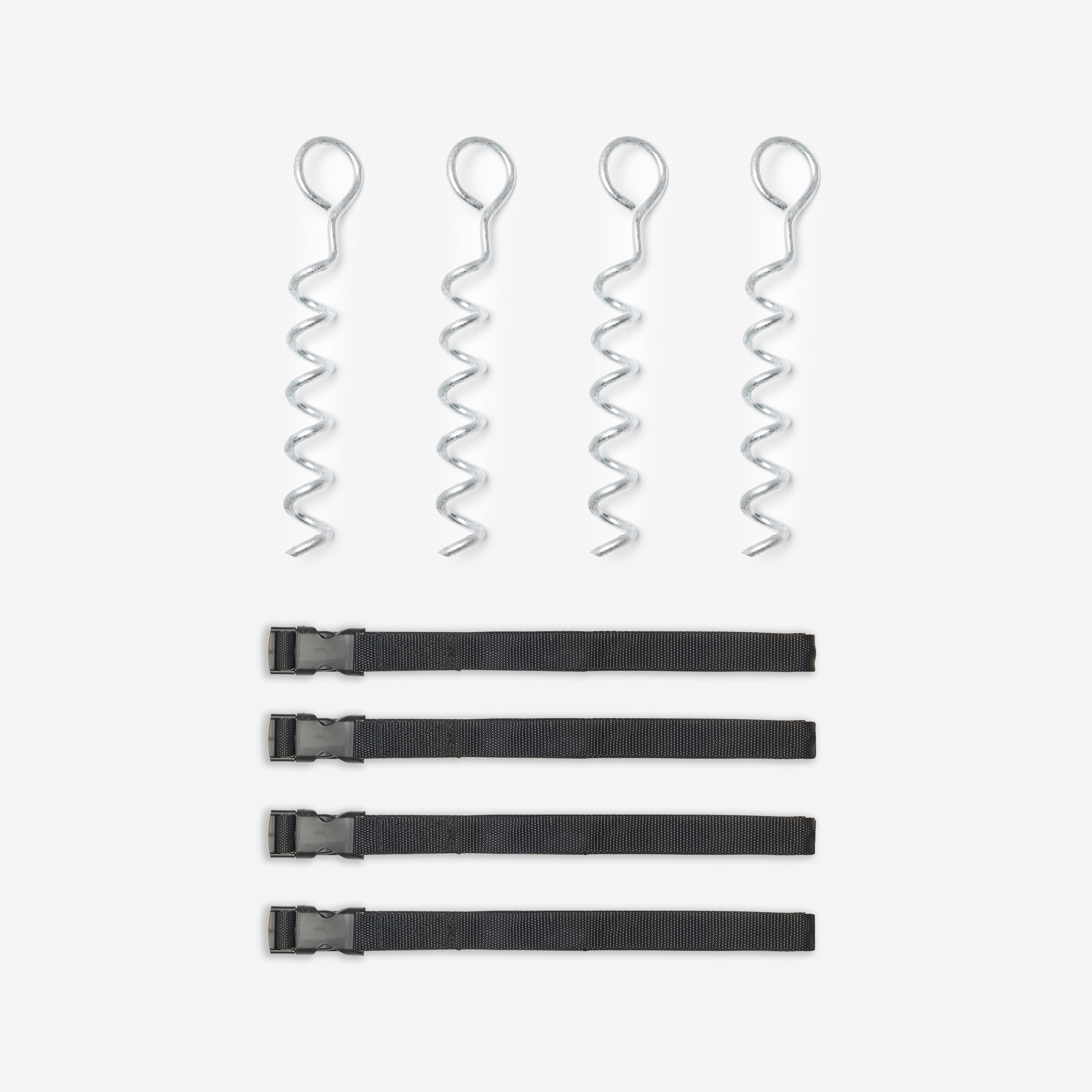 Trampoline Anchor Kit - Graphite Black