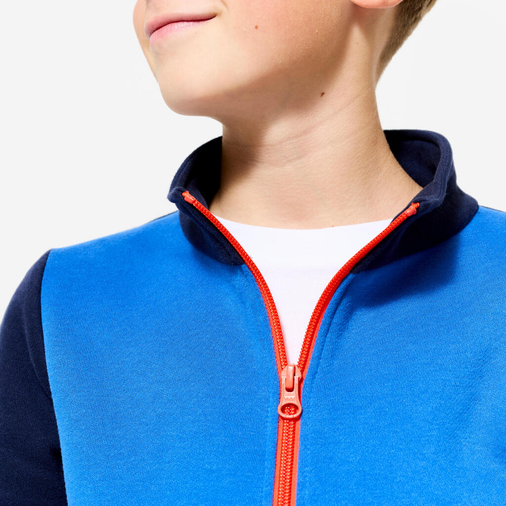 Conjunto deportivo Warmy Niños Azul Cierre Cálido