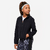 Veste multisport légère et respirante fille, Noir