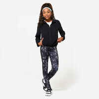 Girls' Multisport Lightweight Breathable Jacket - Black