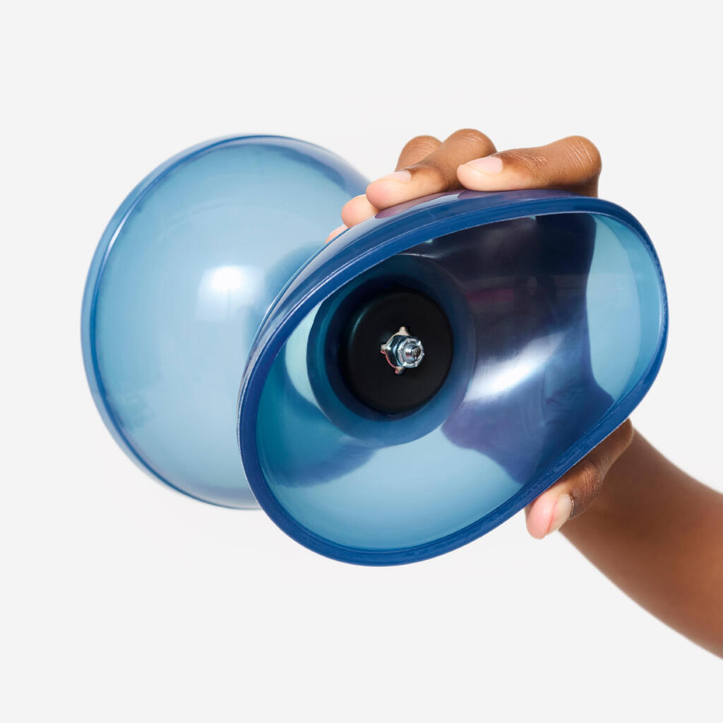 Diabolo mit Kugellager Handstäbe aus Glasfaser + Transportbeutel - 500 blau