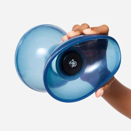 Bearing Diabolo with Fibreglass Sticks and Carrying Bag 500 - Blue