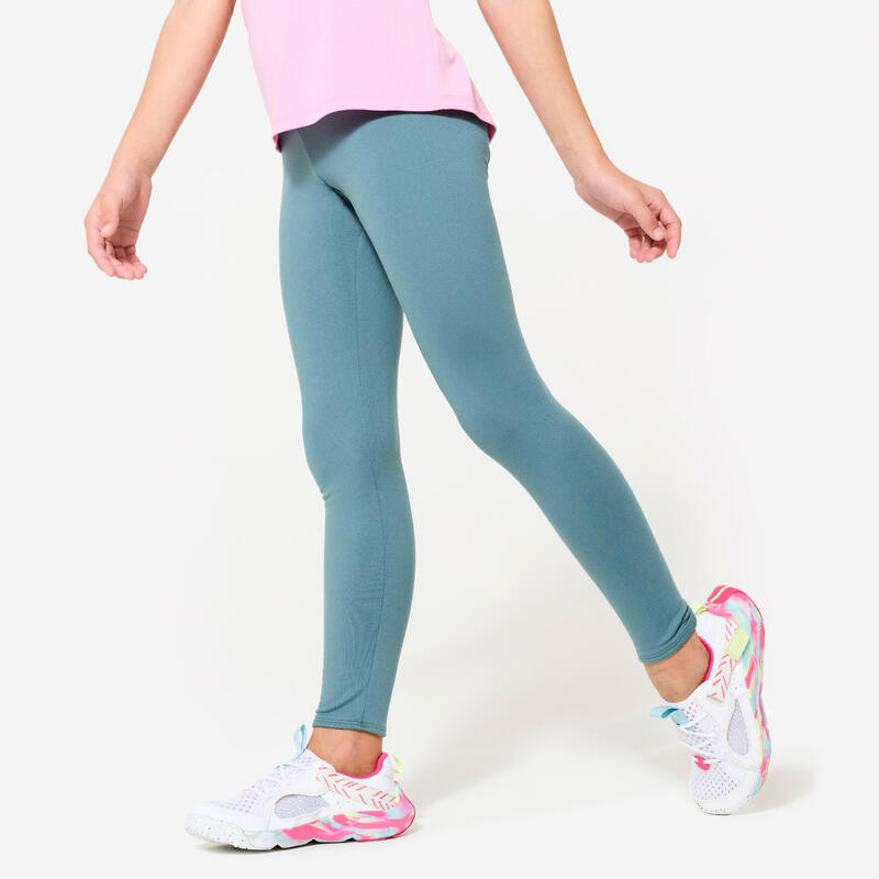 Warme en ademende sportlegging voor meisjes zwart