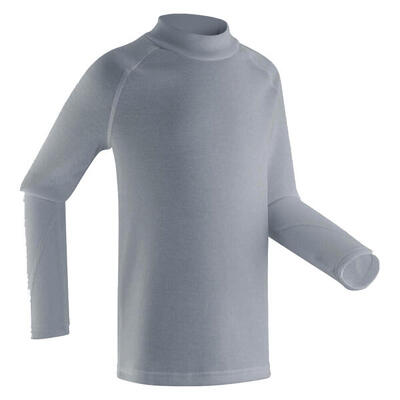 Thermoshirt voor skiën kinderen bl100 grijs