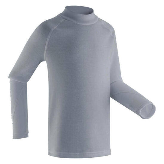 Sous-vêtement thermique de ski enfant - BL100 haut gris