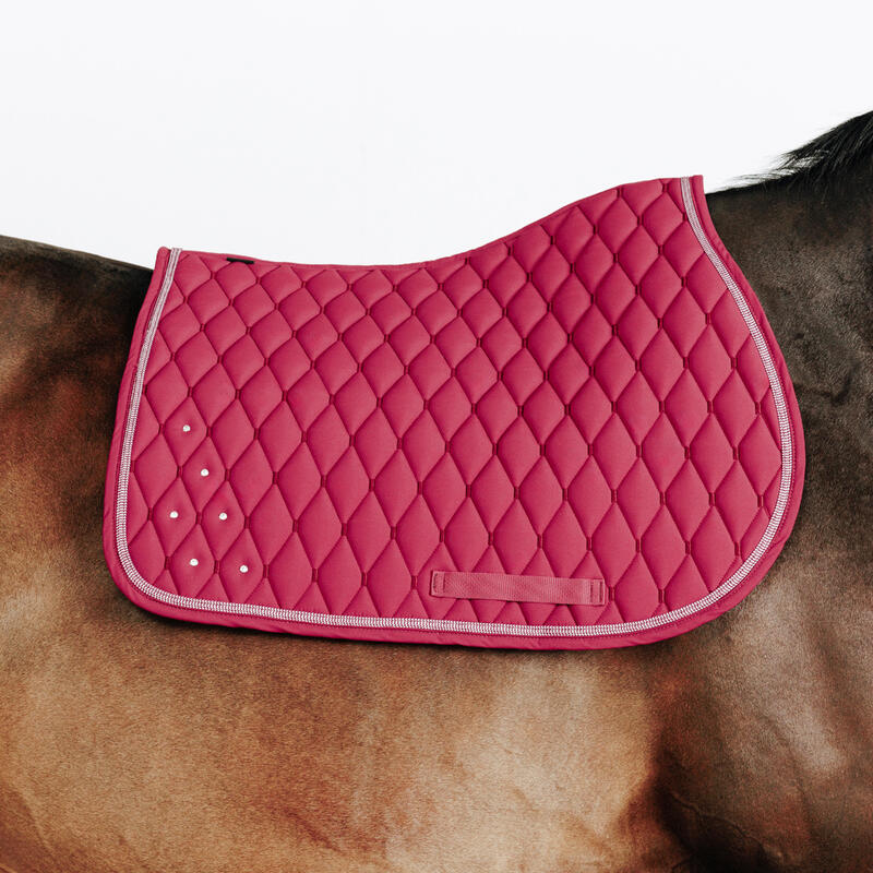Tapis de selle équitation strass Cheval et Poney - 500 cèdre gelé ...