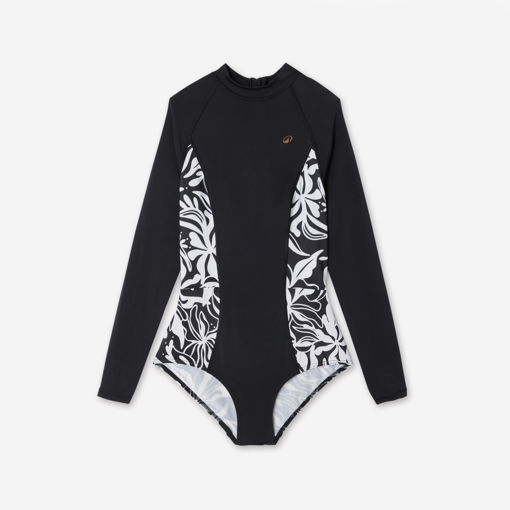 Women’s 1-Piece Long-Sleeved Swimsuit, Dani - DECATHLON