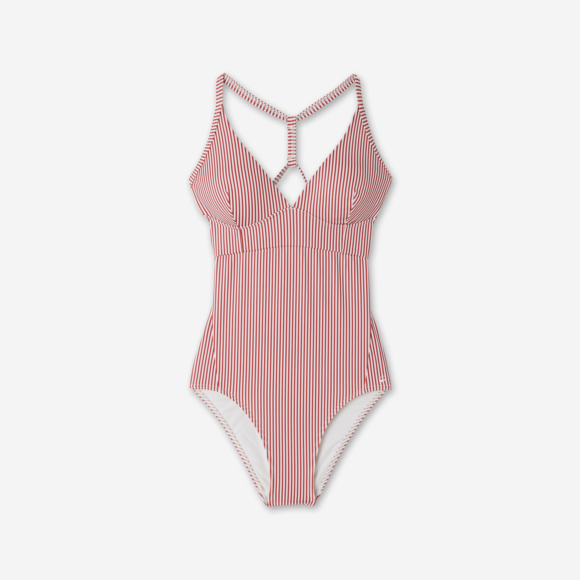 Bañador Mujer Bea  Rojo/Blanco Rayado 6/7