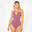 Costum de baie întreg texturat Bea Mov rosewood Damă