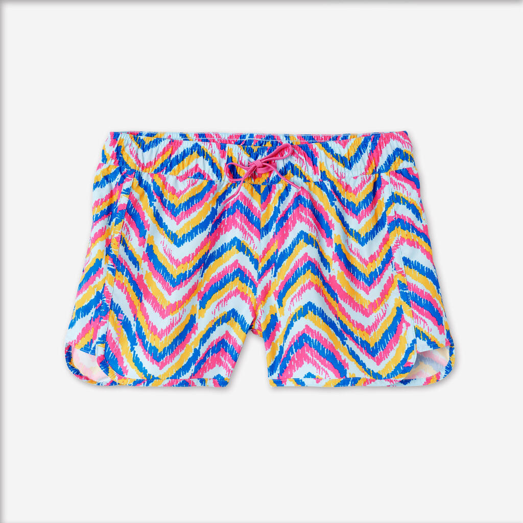 Short de bain surf Femme - TINI PALM BLUE