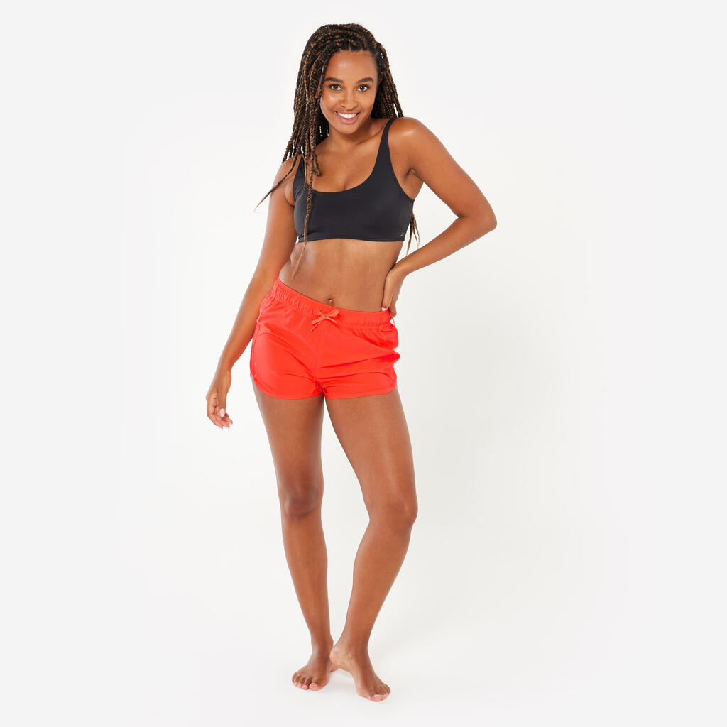 Short de bain surf Femme - Tini pandor bleu rose et jaune