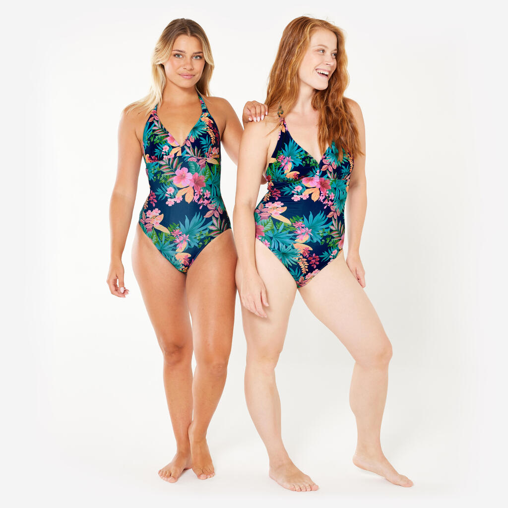 Maillot de bain une pièce Femme - Clea borabora bleu