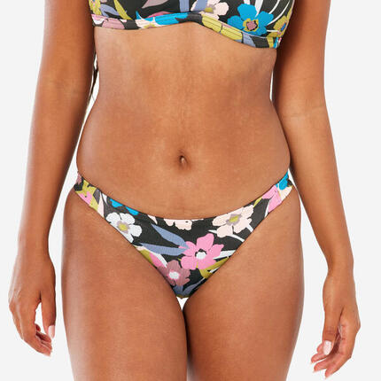 Bas de maillot surf Femme - Aly noir et blanc