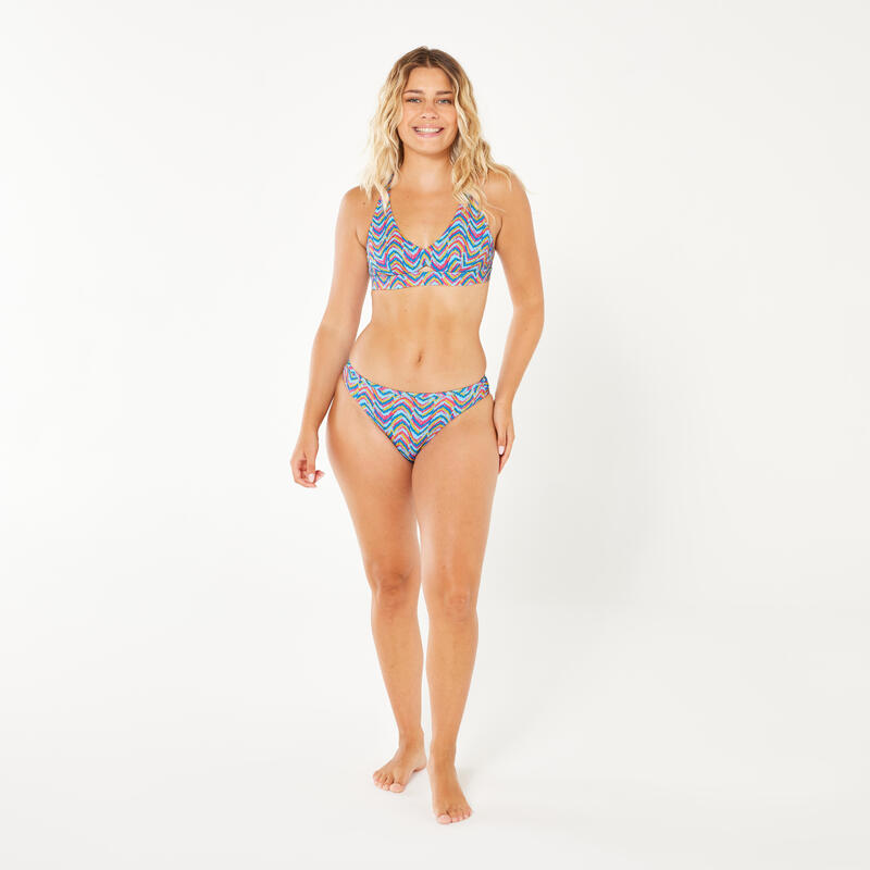 Bas de maillot culotte surf Femme - Nina pandor bleue