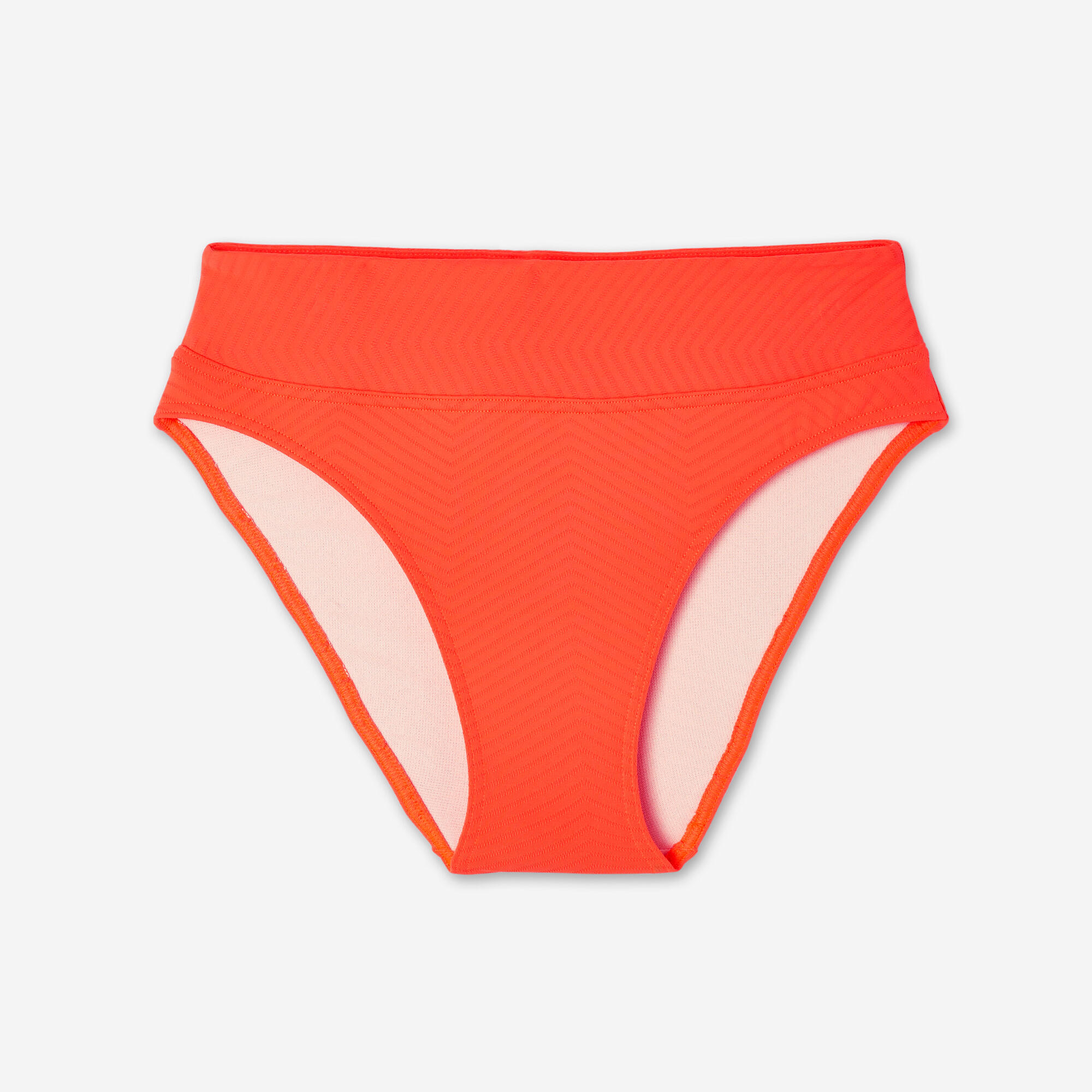 High waisted bikinibroekje dames, Nora oranje 6/7