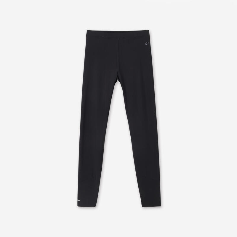 Kadın Slim Fit Uzun UV Korumalı Tayt - Siyah