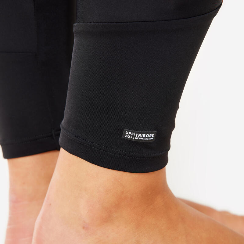Colanți anti-UV, UPF50+ Size + Negru Damă