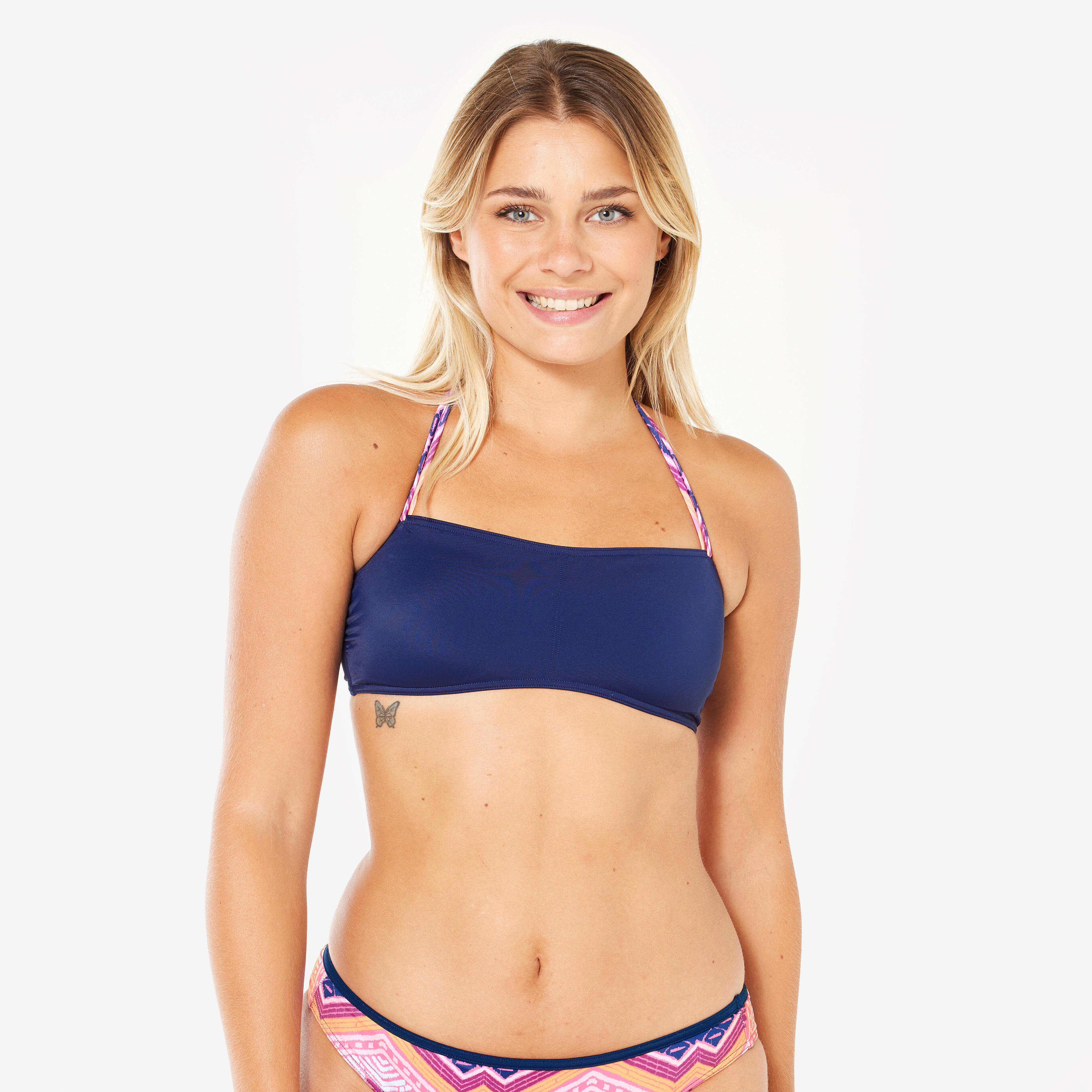 Bustieră de baie tip bandă surf Lori Albastru Damă