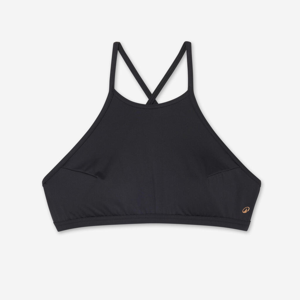 Haut de maillot de bain femme brassière de surf avec coques ANDREA NOIRE