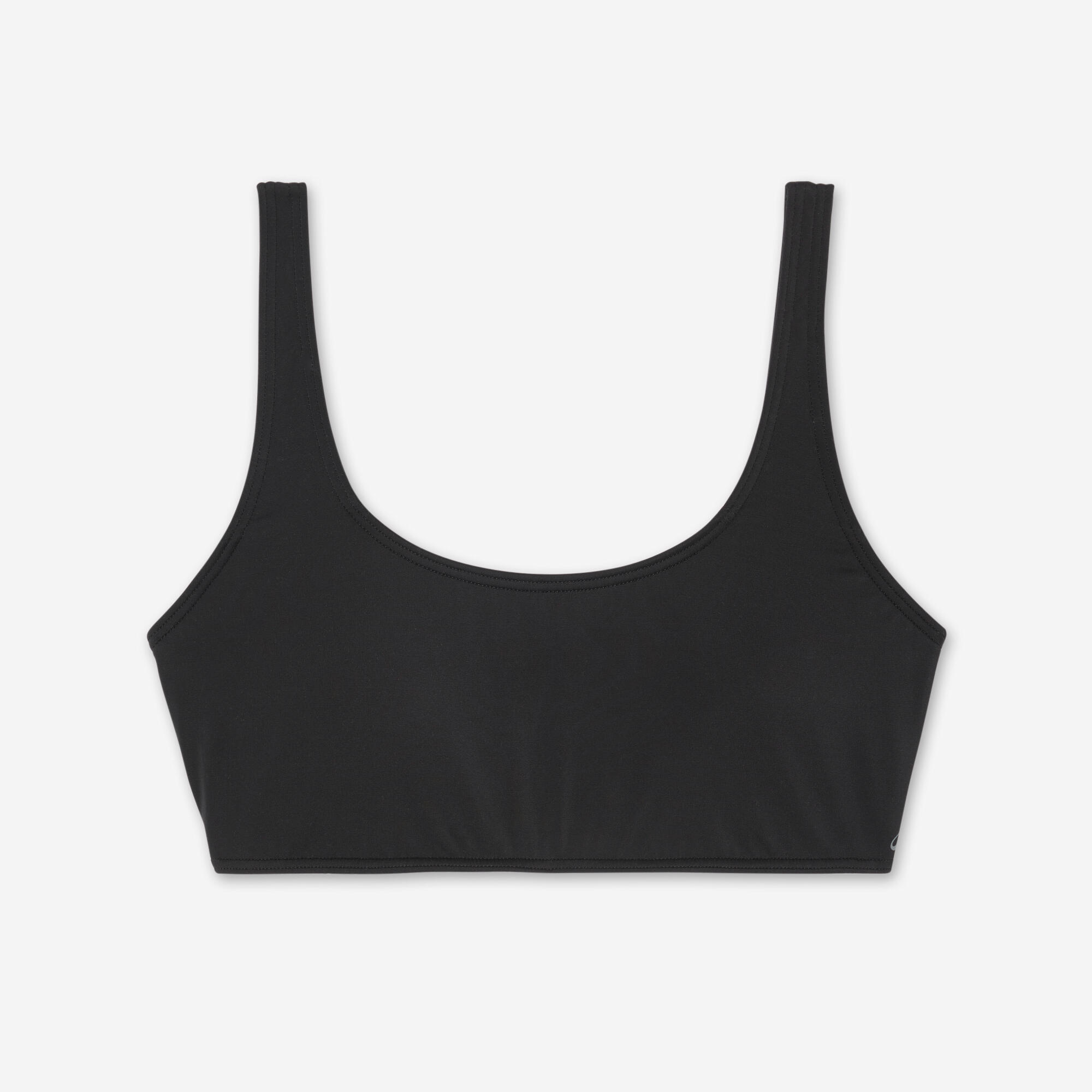 Top bikini Mujer deportivo rellenos extraíbles negro 6/7